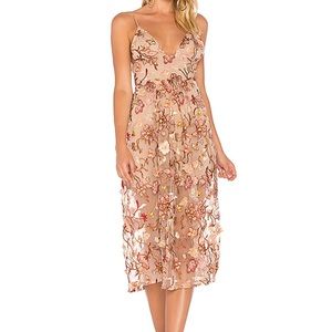 For Love and Lemons Botanic Midi dress